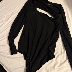 Torrid Super Soft Black Rib Knit Top